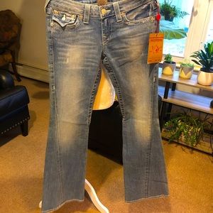 TRUE RELIGION JOEY Woman’s Stretched Jeans Pants Size 28 Fashion For The Senses